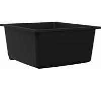 vidaXL Évier de cuisine noir 38 x 44 x 20 cm Granit