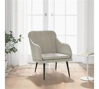 vidaXL Fauteuil - Gris clair