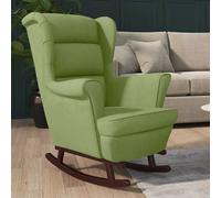 vidaXL Fauteuil à bascule - Vert clair