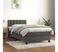 vidaXL Fauteuil avec repose-pied Gris clair 60 cm Tissu