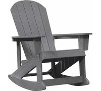vidaXL, fauteuil berceau Adirondack, gris clair, en HDPE