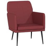 vidaXL Fauteuil Bordeaux 61x78x80 cm Similicuir G