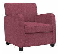 vidaXL Fauteuil Bordeaux Tissu