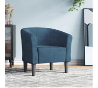 vidaXL Fauteuil Cabriolet, Chaise avec Accoudoirs, Canapé avec Dossier, Siège Rembourré, Meuble de Salon Chambre Bureau, 356445