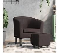vidaXL Fauteuil cabriolet - Marron