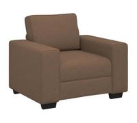 vidaXL Fauteuil canapé Marron 100x77x82 cm en Tissu