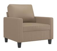 vidaXL Fauteuil Cappuccino 60 cm Similicuir