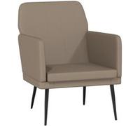 vidaXL Fauteuil Cappuccino 61x78x80 cm Similicuir G