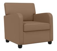 vidaXL Fauteuil Cappuccino Simili Cuir