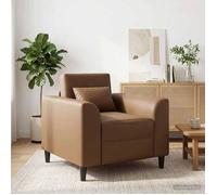 vidaXL Fauteuil Cappuccino Simili cuir 42042472