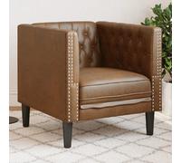 VidaXL Fauteuil Chesterfield