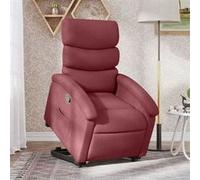 vidaXL Fauteuil inclinable - Rouge bordeaux