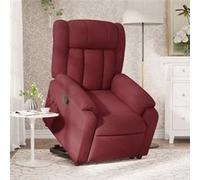 vidaXL Fauteuil de relaxation inclinable tissu bordeaux Rouge G