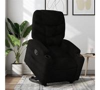 vidaXL Fauteuil de relaxation inclinable tissunoir Noir G