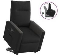 vidaXL Fauteuil de relaxation inclinable tissunoir Noir G