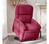 vidaXL Fauteuil inclinable Rouge bordeaux Velours