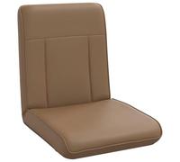 vidaXL Fauteuil de Sol Ajustable Cappuccino Simili Cuir, Fauteuil Moderne Ajustable, Dos Multi-Positions, Super pour Salon, Jeux, Chambre