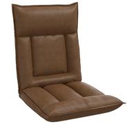 vidaXL Fauteuil de sol Marron 55 x 61 x 70 cm tissu