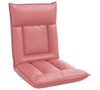 vidaXL Fauteuil de sol Rose 55 x 61 x 70 cm Simili cuir