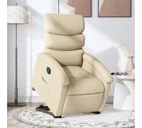 VidaXL Fauteuil électrique - Crème