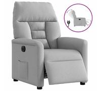 vidaXL Fauteuil électrique - Gris nuage