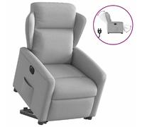 vidaXL Fauteuil électrique gris nuage