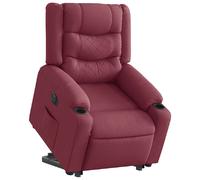 VIDAXL Fauteuil Électrique Rouge Bordeaux