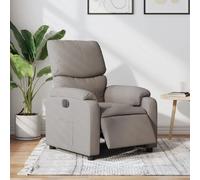vidaXL Fauteuil électrique - Taupe