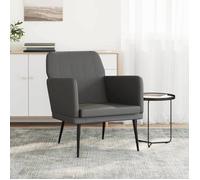 vidaXL Fauteuil Gris 61x78x80 cm Similicuir