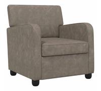 vidaXL Fauteuil Gris Antique Simili Cuir