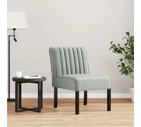vidaXL Fauteuil - Gris clair