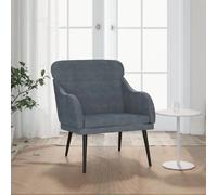 vidaXL Fauteuil - Gris foncé