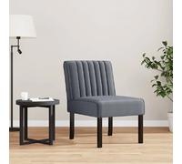 vidaXL Fauteuil - Gris foncé