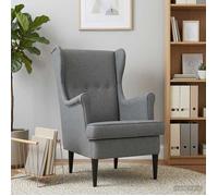 vidaXL Fauteuil Gris foncé Tissu 42029883