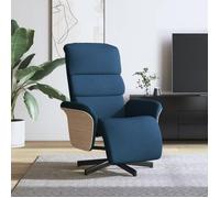 VidaXL Fauteuil inclinable - Bleu
