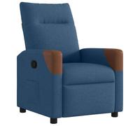vidaXL Fauteuil inclinable Bleu Tissu