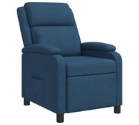 vidaXL Fauteuil inclinable Bleu Tissu