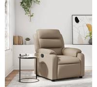 vidaXL Fauteuil inclinable Cappuccino Similicuir