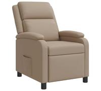 vidaXL Fauteuil inclinable Cappuccino Simili Cuir