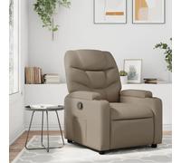VidaXL Fauteuil inclinable - Cappuccino Similicuir