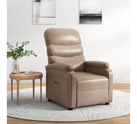 vidaXL Fauteuil inclinable Cappuccino Similicuir