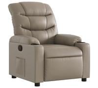 vidaXL Fauteuil inclinable Cappuccino Similicuir