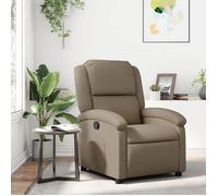 vidaXL Fauteuil inclinable Cappuccino Similicuir 371781