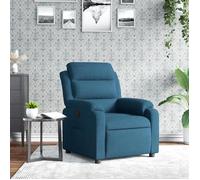vidaXL Fauteuil inclinable 373510, chaise avec repose-pieds, dossier et accoudoirs, Bleu