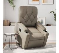 vidaXL Fauteuil Inclinable, Chaise de Relaxation avec Dossier et Repose-pied Réglables, Siège de Salon Salle de Séjour, 3204778 Beige G