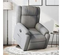 vidaXL Fauteuil Inclinable, Chaise de Relaxation avec Dossier et Repose-pied Réglables, Siège de Salon Salle de Séjour, 3205202 Gris G