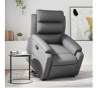 vidaXL Sta-op-stoel kunstleer grijs3205045 Gris G