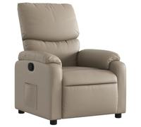 VIDAXL Fauteuil inclinable cappuccino similicuir