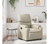 vidaXL Fauteuil inclinable - Crème