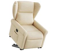 vidaXL Fauteuil inclinable - Crème
